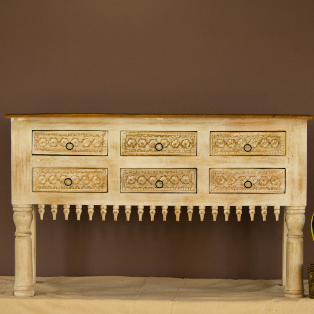 AUM Mango wood console