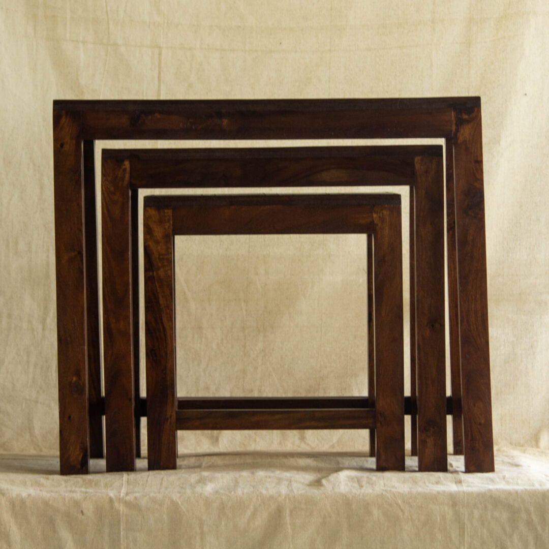Acacia wood table set
