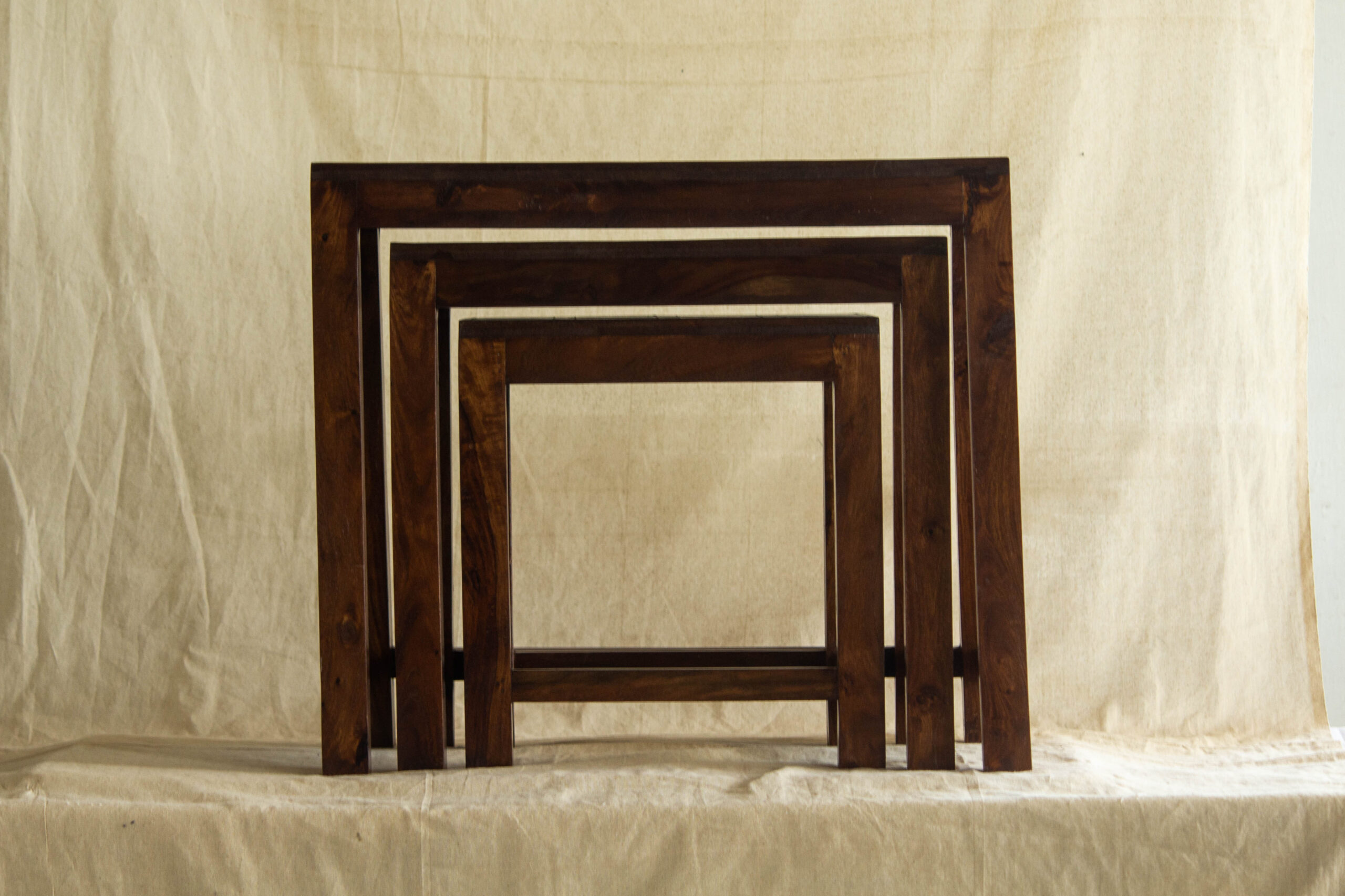 Acacia wood table set