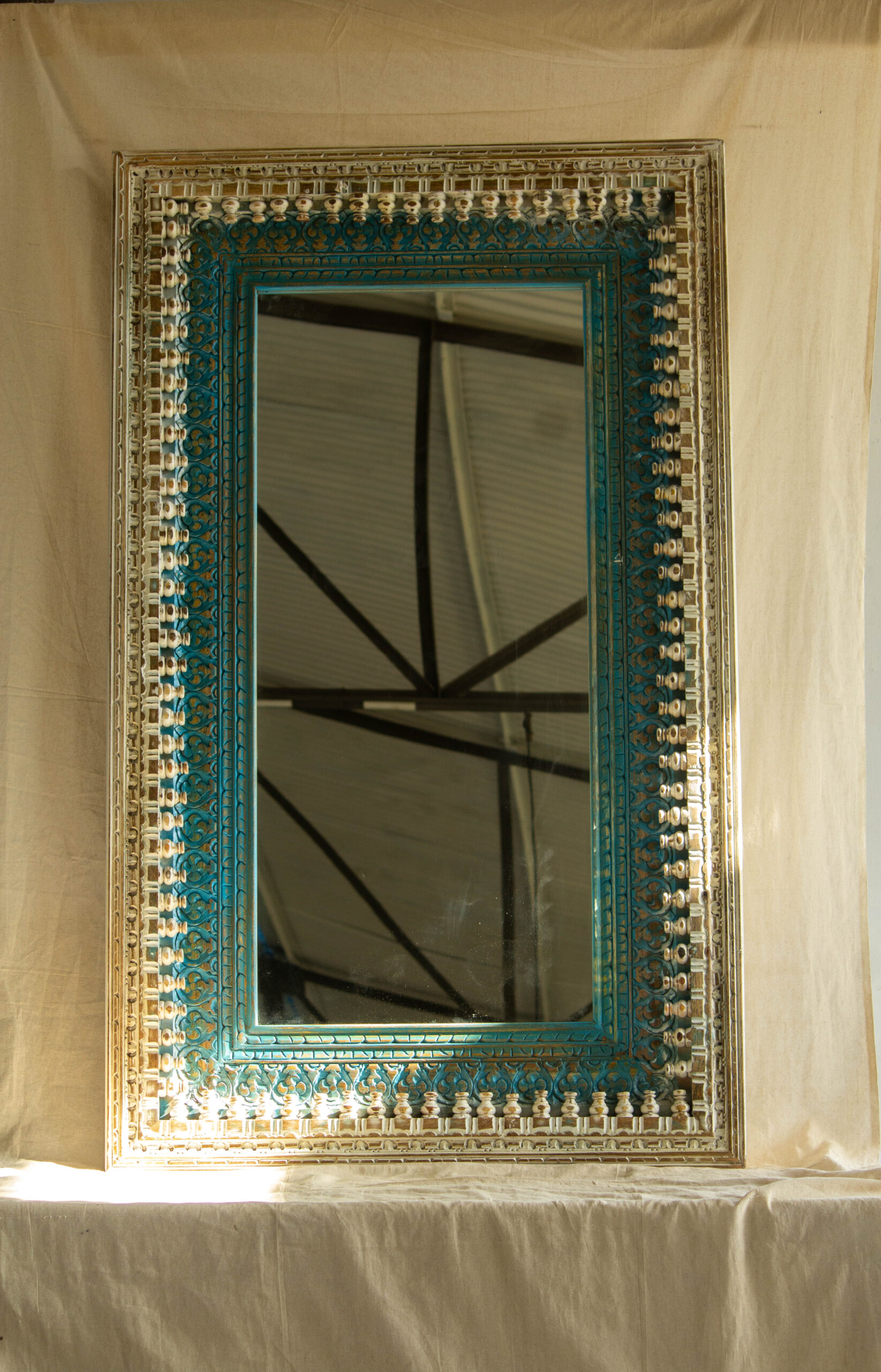 Marina mango wood mirror frame